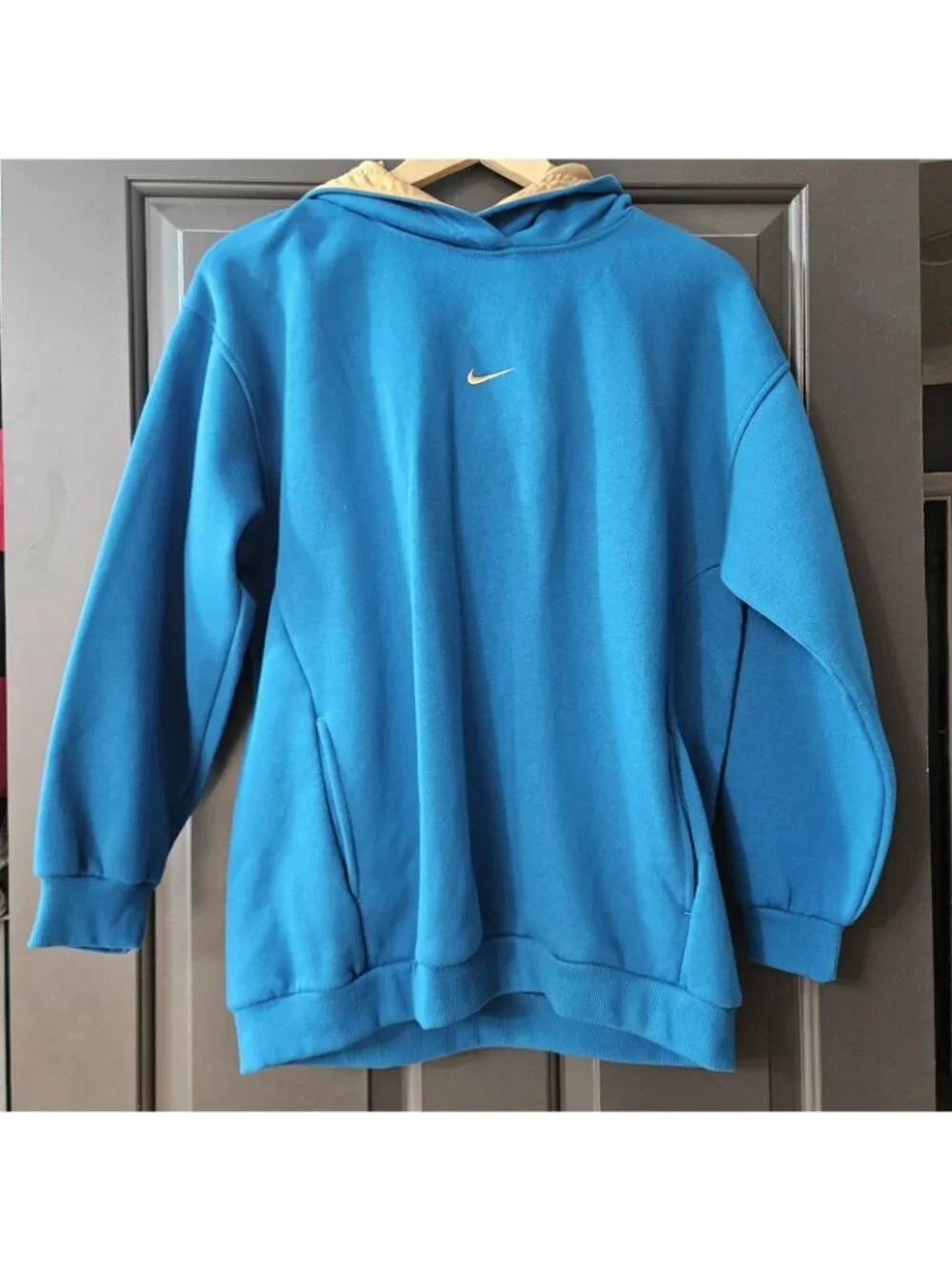 Nike Girls Sportswear Oversized Fleece Hoodie Size XL Brand New Gym School Sport